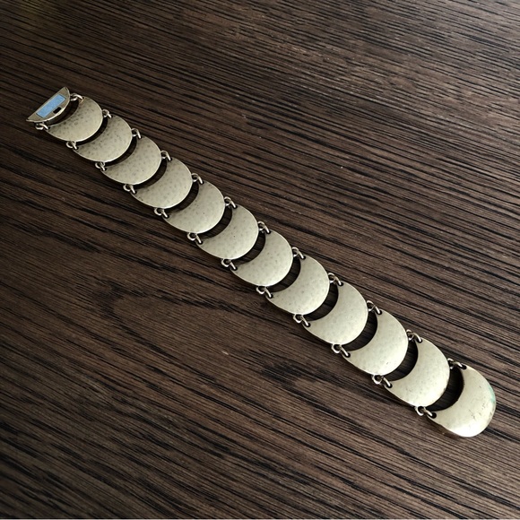 Gold bracelet with magnetic clasp - Picture 4 of 5